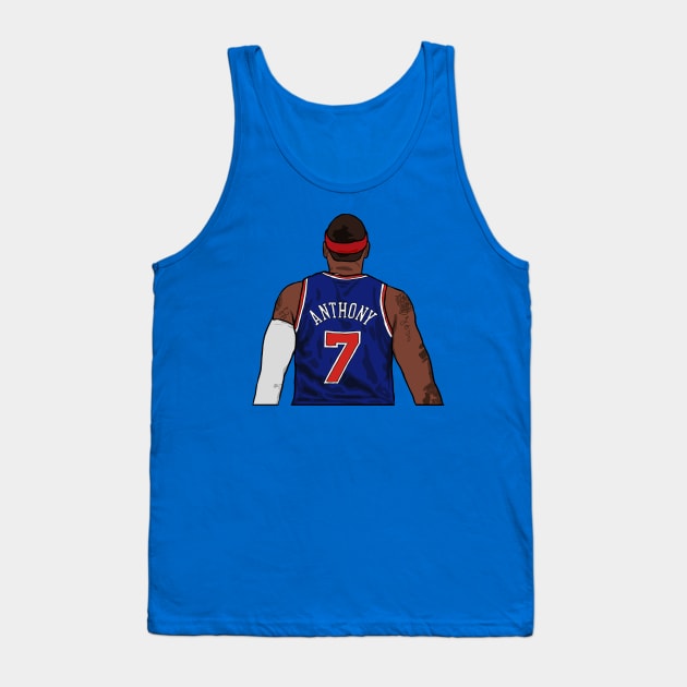 Carmelo Anthony Back-To Tank Top by rattraptees